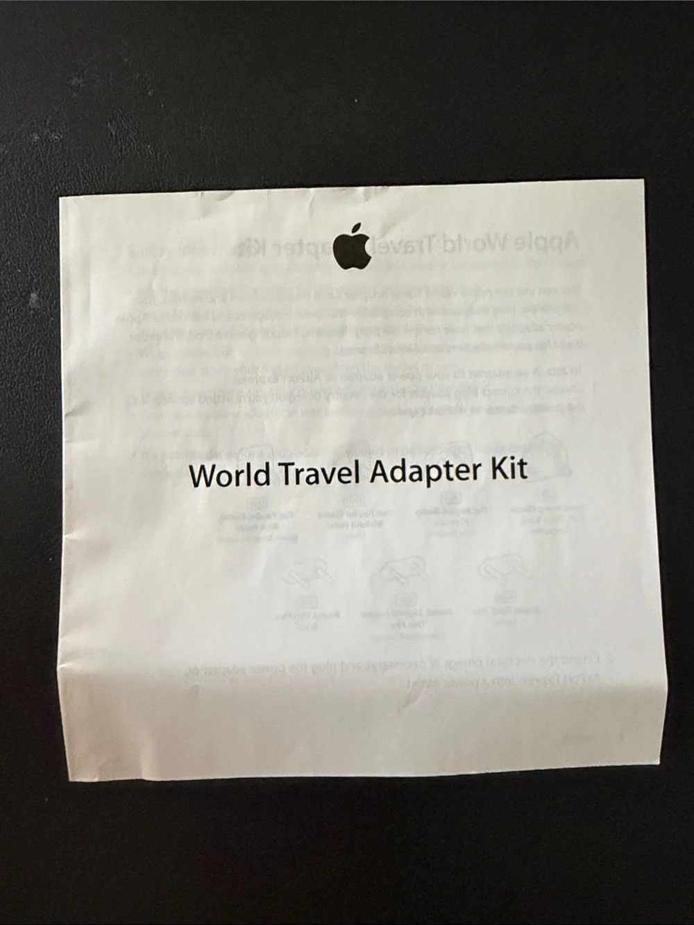 Apple World Travel Adapter Set - White